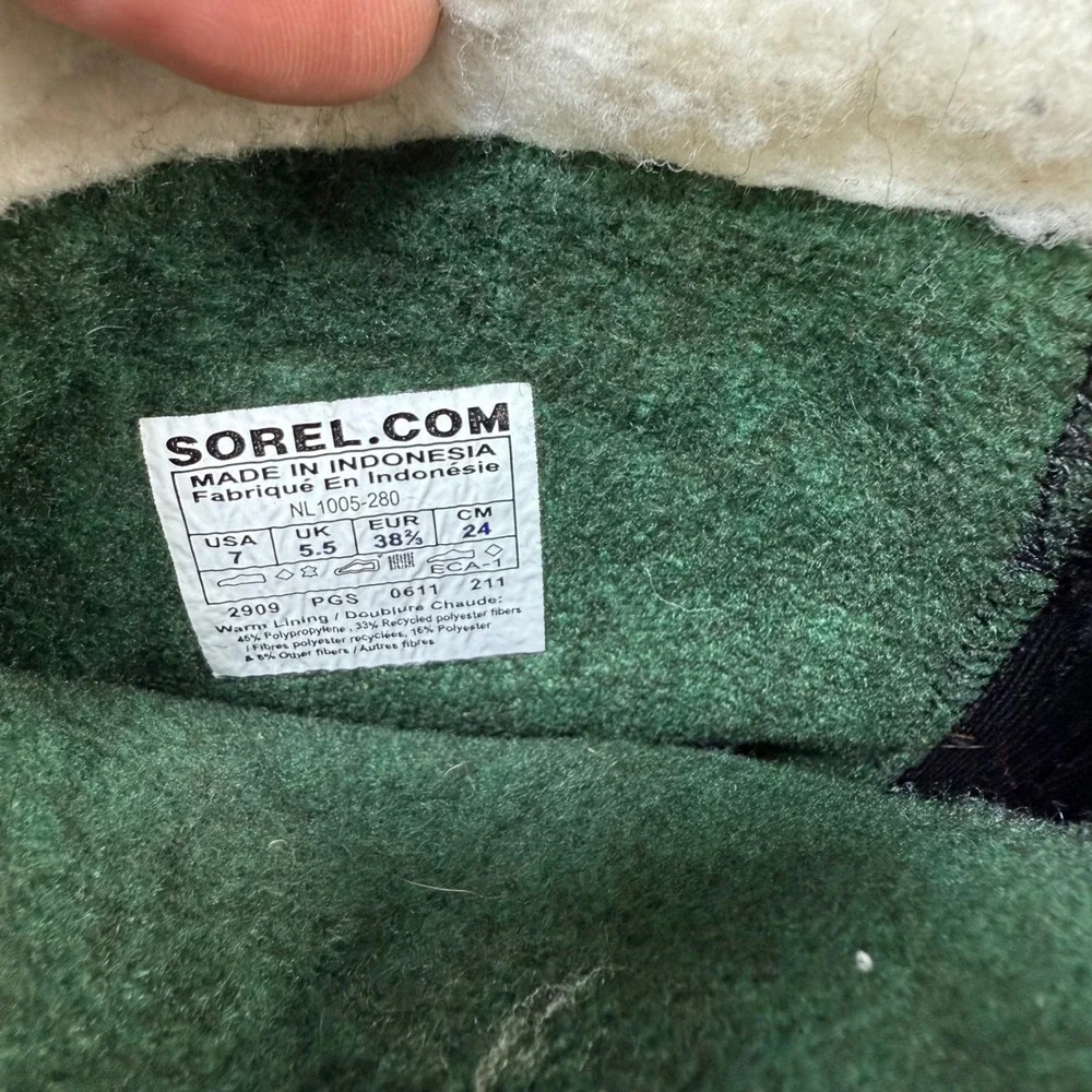 Sorel Caribou Waterproof Winter Snow Boots Men's Tan Suede Fur Lined Lace Up S-7